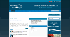 Desktop Screenshot of pr-quangcao.edu.vn